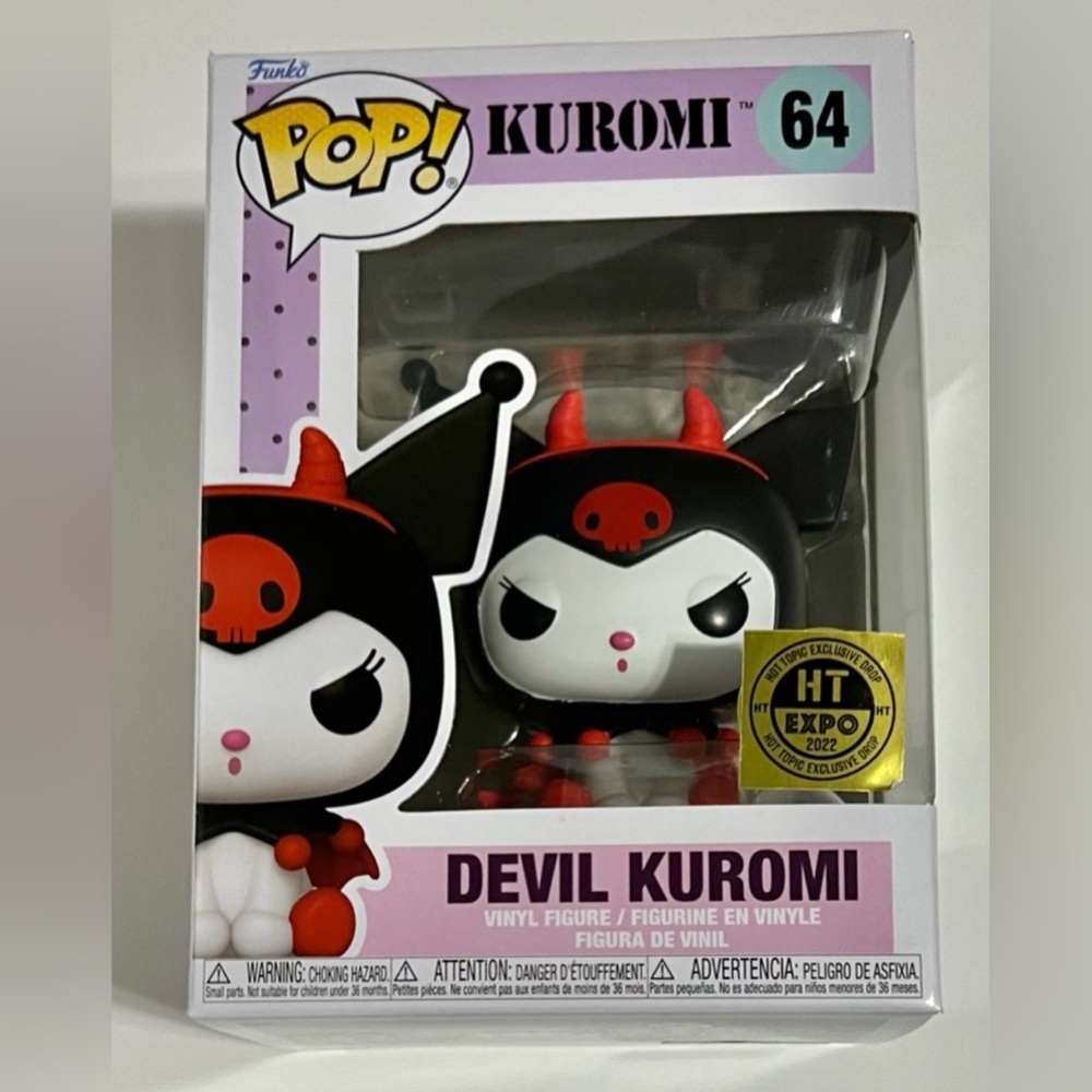 Funko Devil Kuromi Vinyl Figure -Black and Red #64 - Picture 4 of 9